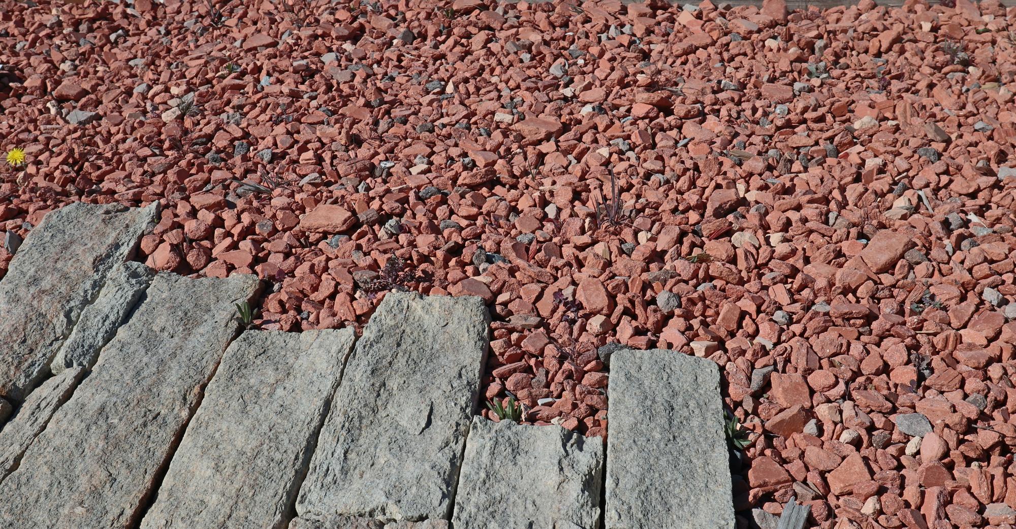 Sol en brique pilée