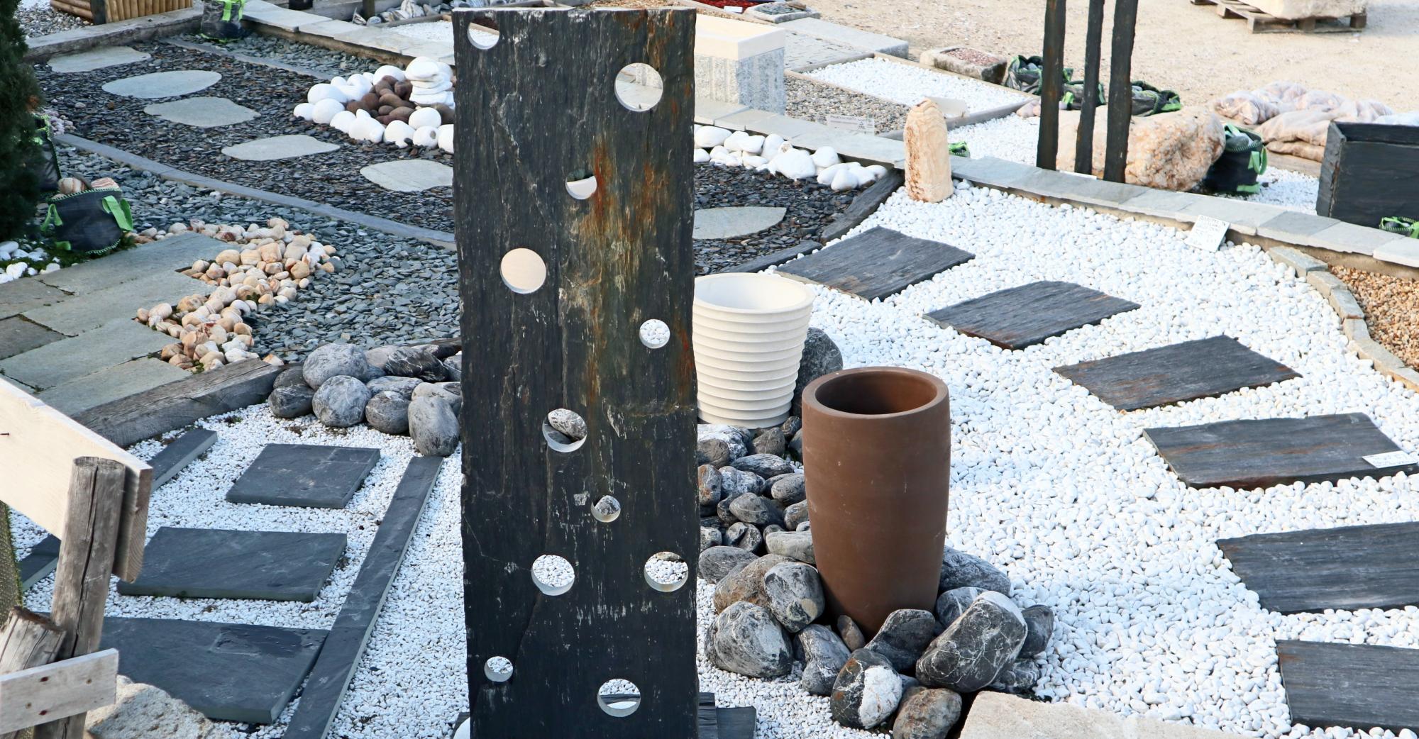 Plaque d'ardoise perforée sur mesure